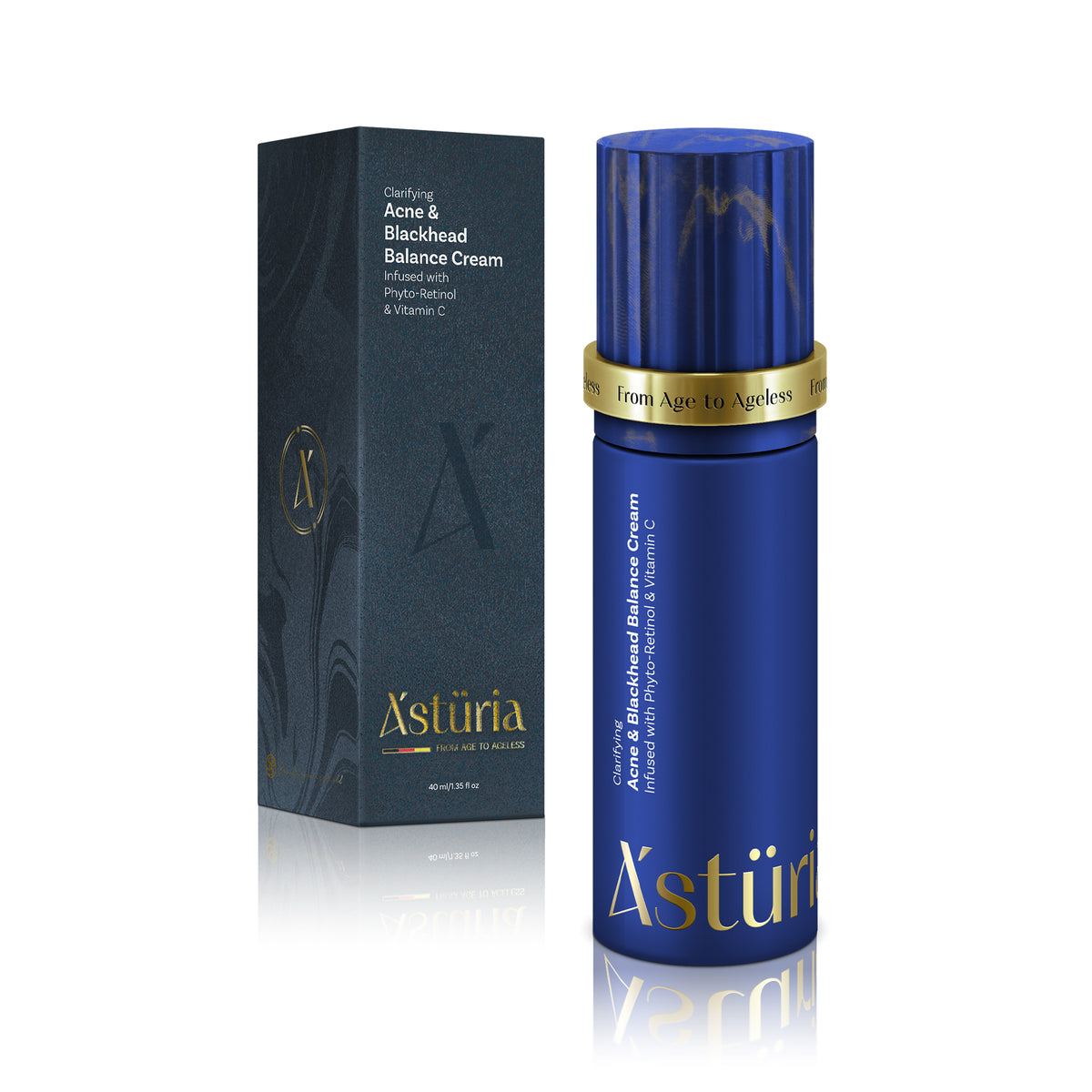 Clarifying Acne & Blackhead Balance Cream Infused with Phyto-Retinol & Vitamin C