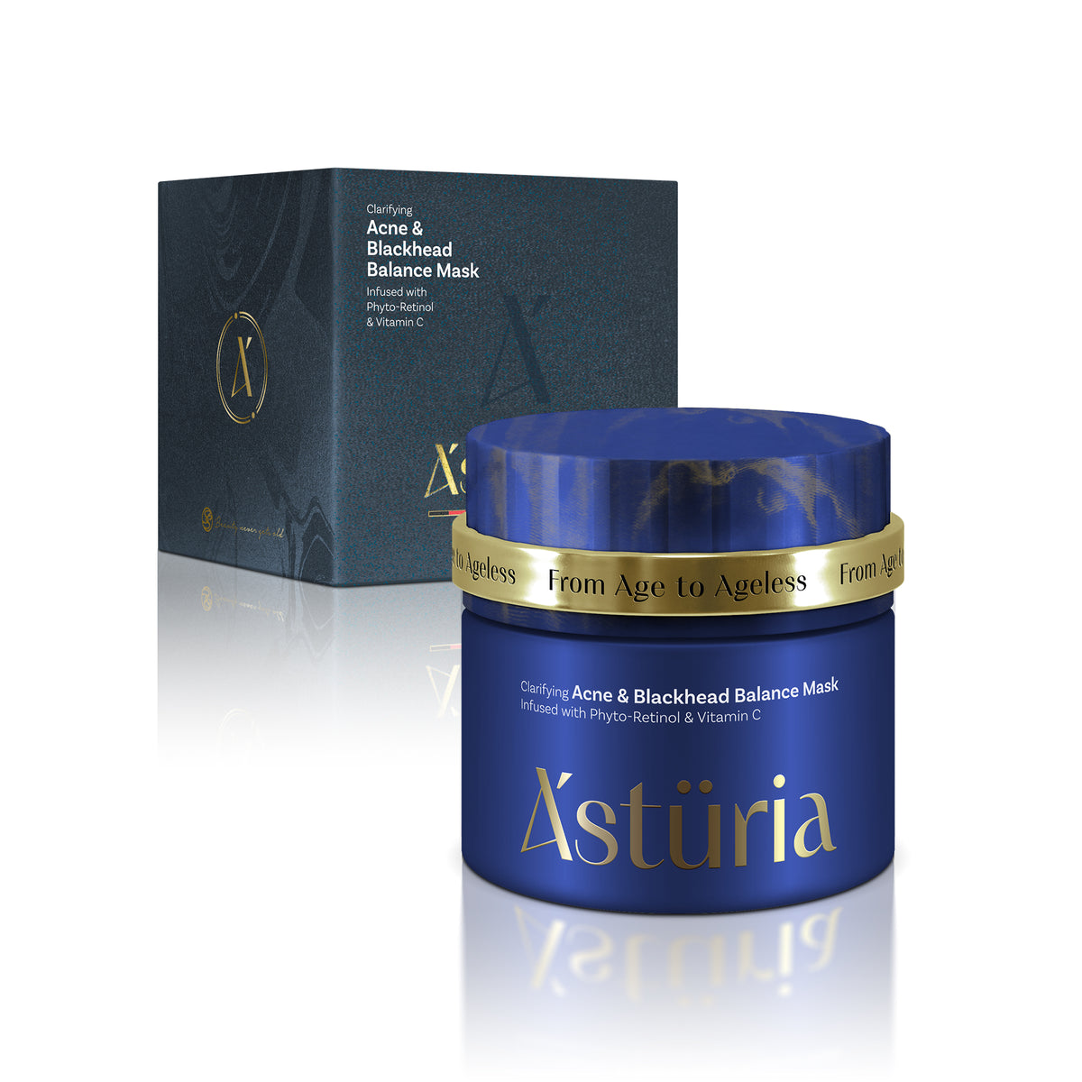 Clarifying Acne & Blackhead Balance Mask Infused with Phyto-Retinol & Vitamin C