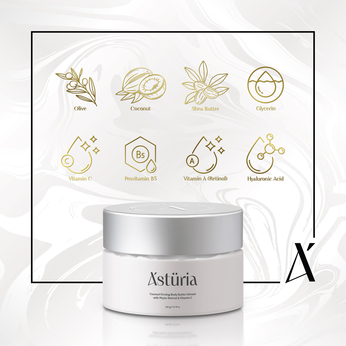 Coconut Firming Body Butter Infused with Phyto-Retinol & Vitamin C