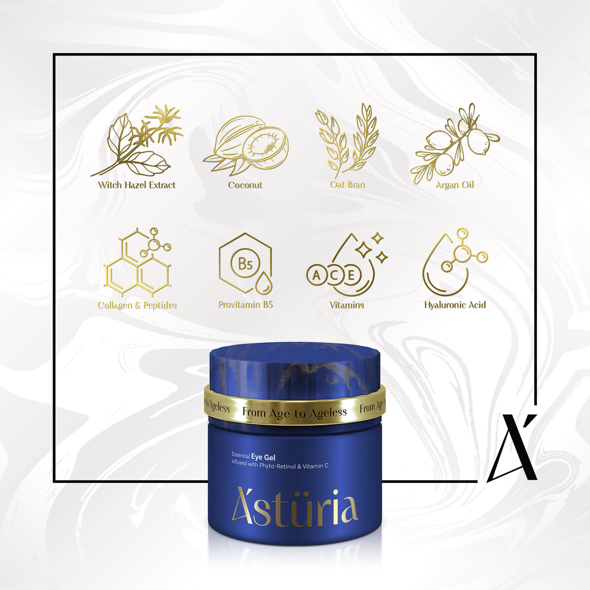 Essential Eye Gel Infused with Phyto-Retinol & Vitamin C