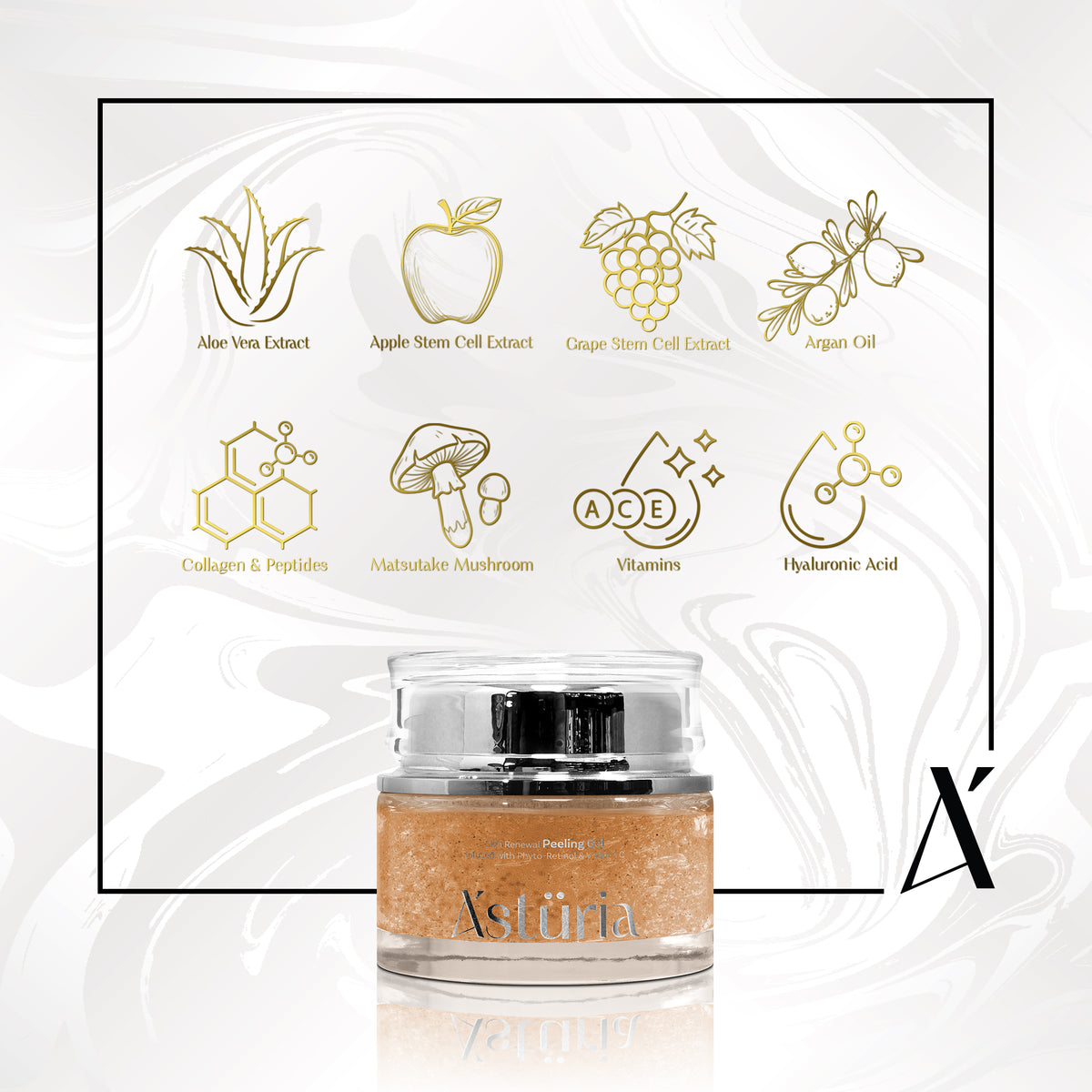 Skin Renewal Peeling Gel Infused with Phyto-Retinol & Vitamin C