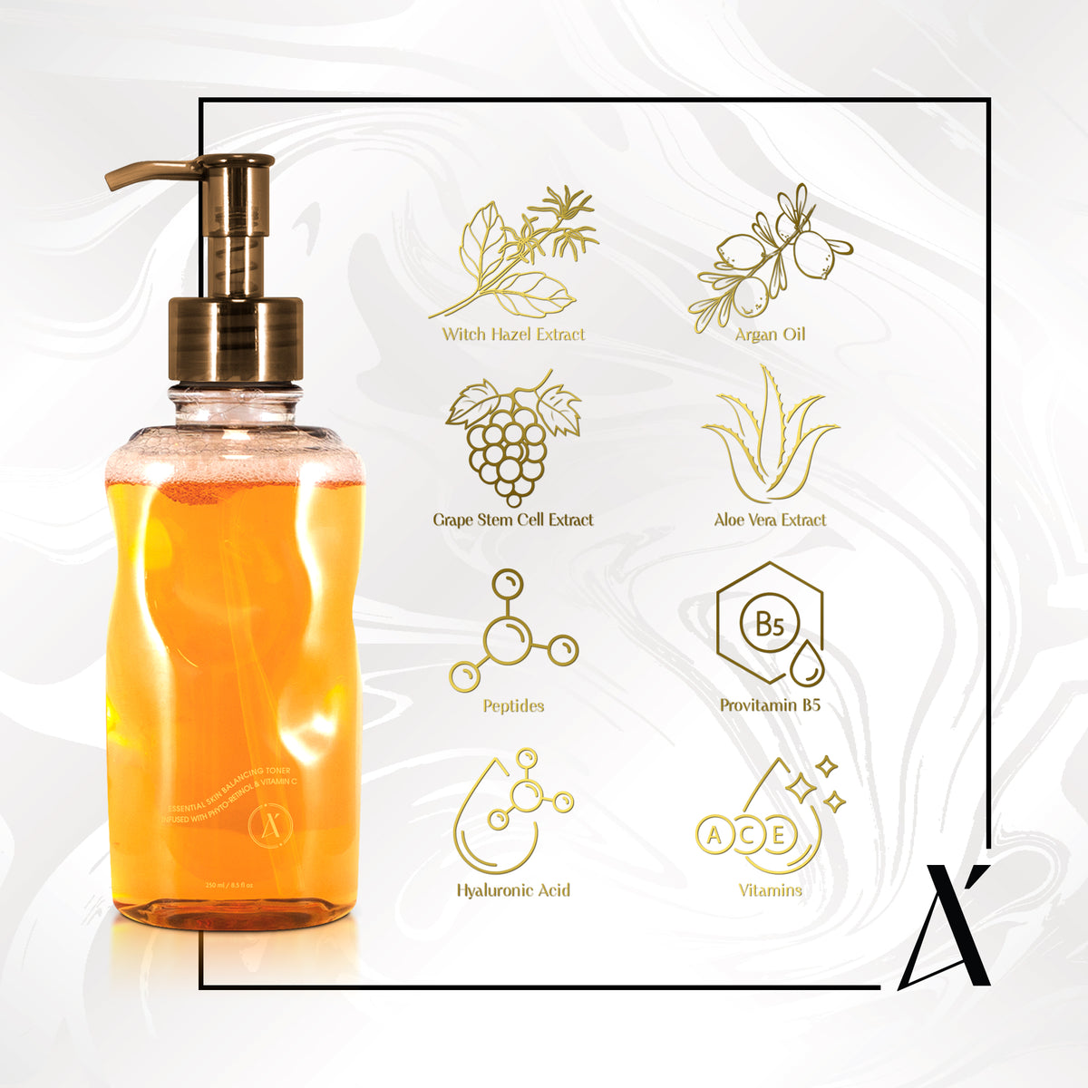 Essential Skin Balancing Toner Infused with Phyto-Retinol & Vitamin C