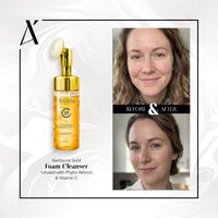 Radiance Gold Foam Cleanser Infused with Phyto-Retinol & Vitamin C
