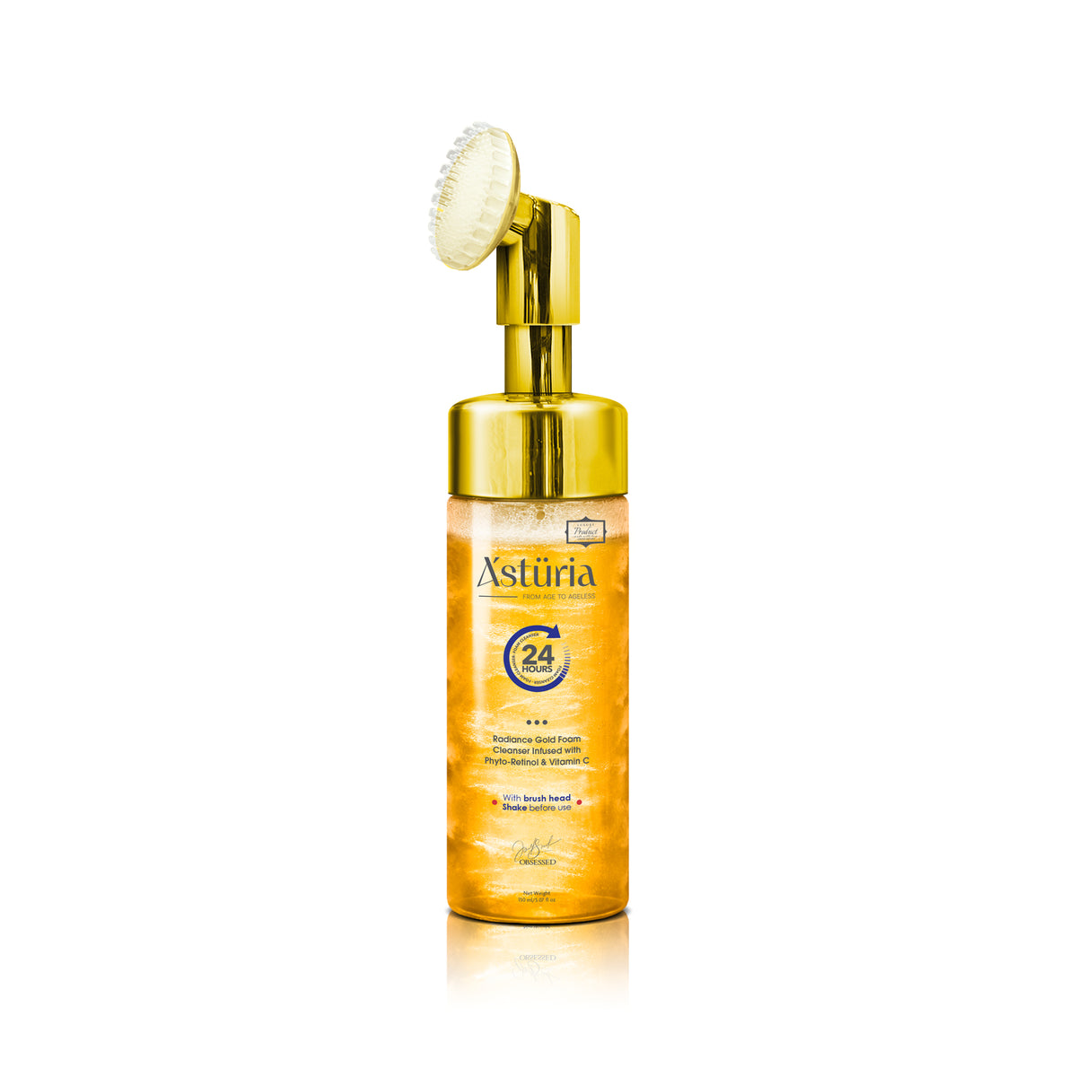 Radiance Gold Foam Cleanser Infused with Phyto-Retinol & Vitamin C