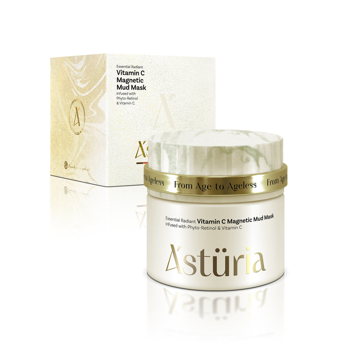 Essential Radiant Vitamin C Magnetic Mud Mask Infused with Phyto-Retinol & Vitamin C